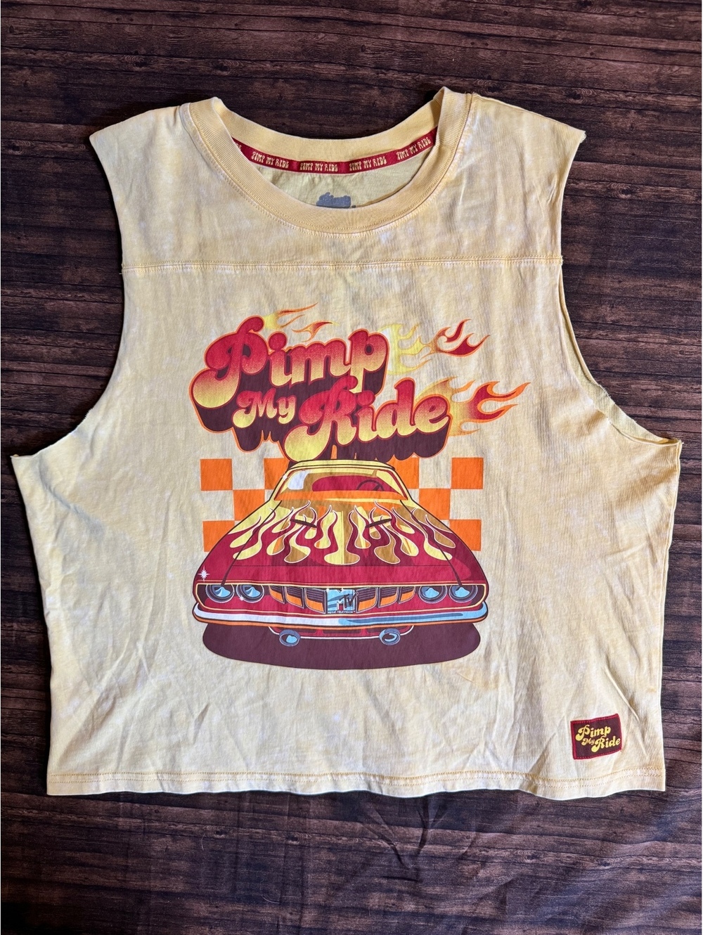 Pimp My Ride Vintage Y2K MTV Throwback Sleeveless Graphic T-Shirt Medium